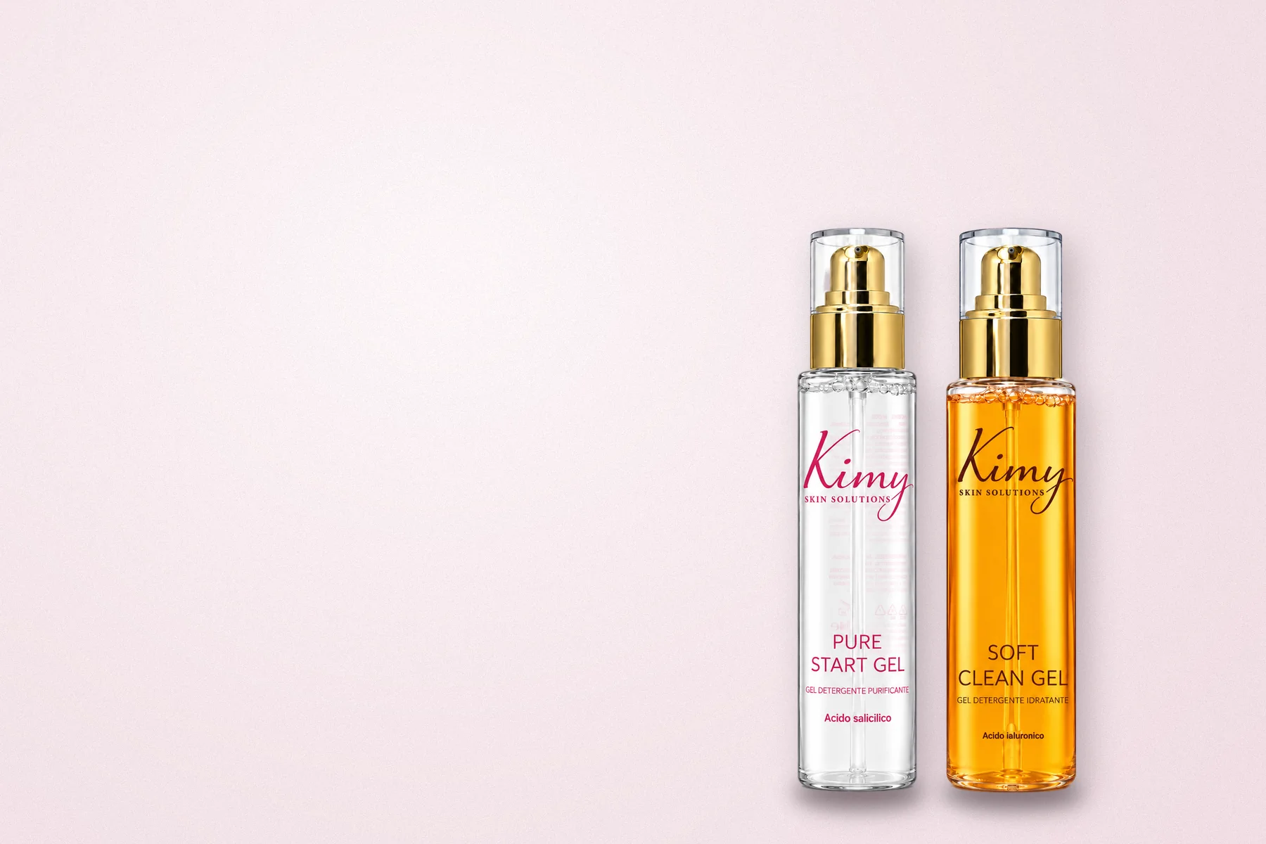 Kimy routine – step 1 detersione: Pure Start Gel e Soft Clean Gel